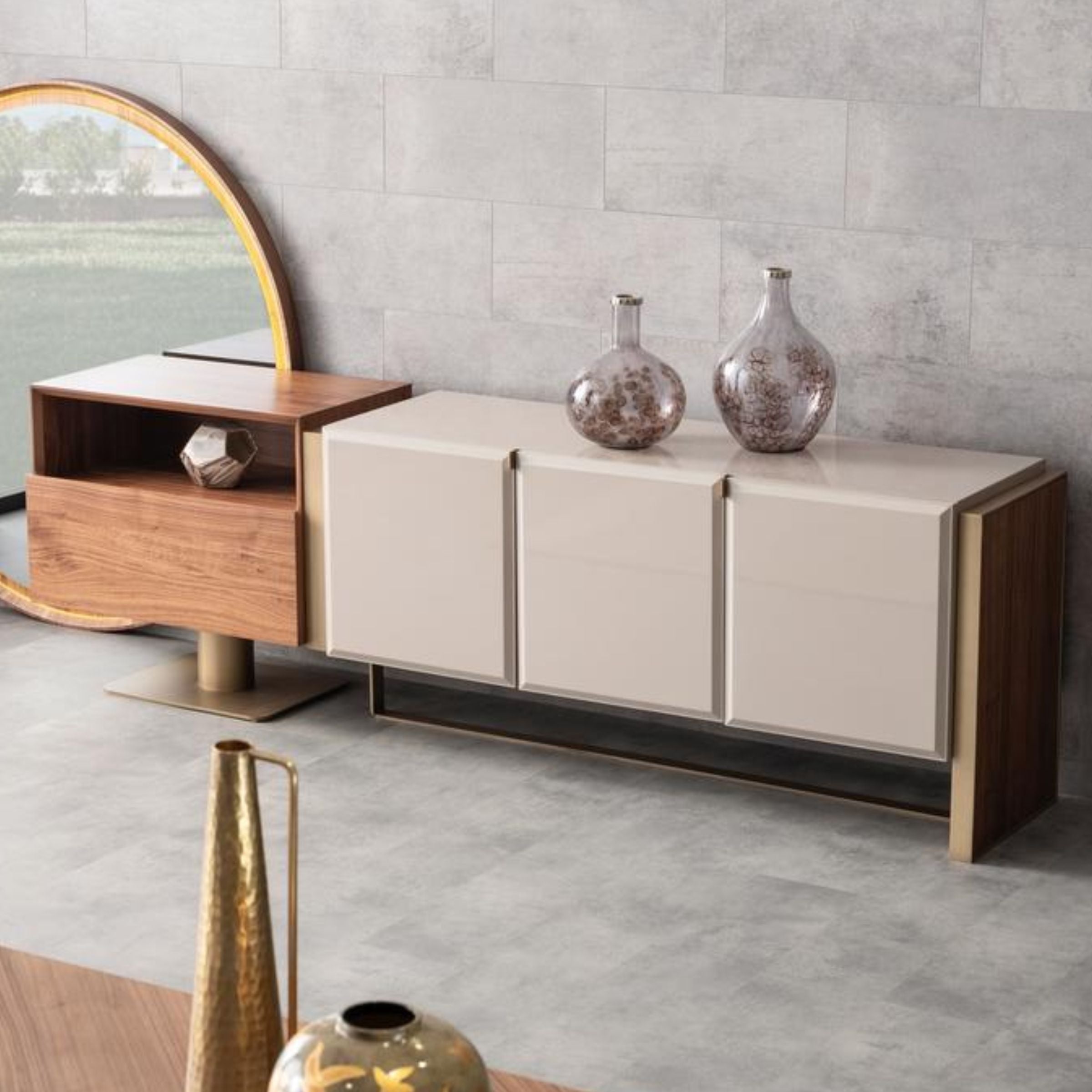 Wagon Sideboard/ Console Orxwgn-Sbcnsl -  Sideboards - ebarza Furniture UAE | Shop Modern Furniture in Abu Dhabi & Dubai - مفروشات ايبازرا في الامارات | تسوق اثاث عصري وديكورات مميزة في دبي وابوظبي