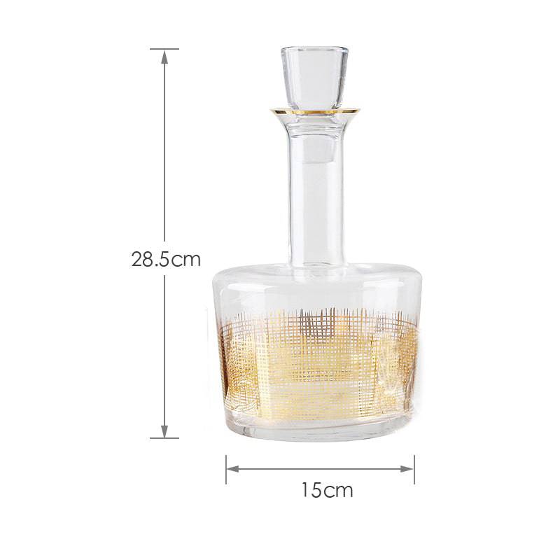 Water / Juice Golden Jar Fl-K059 -  Drinkware | زجاجة عصير / الماء الذهبي - ebarza Furniture UAE | Shop Modern Furniture in Abu Dhabi & Dubai - مفروشات ايبازرا في الامارات | تسوق اثاث عصري وديكورات مميزة في دبي وابوظبي