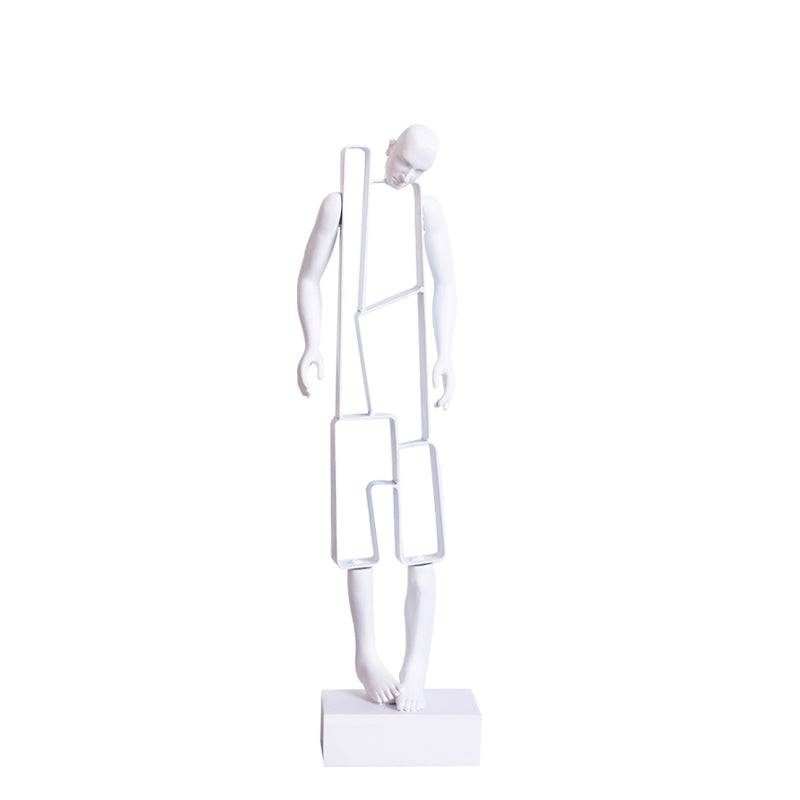 White Figure Resin Decoration Fc-Sz2025B -  Home Decor Figurines - ebarza Furniture UAE | Shop Modern Furniture in Abu Dhabi & Dubai - مفروشات ايبازرا في الامارات | تسوق اثاث عصري وديكورات مميزة في دبي وابوظبي