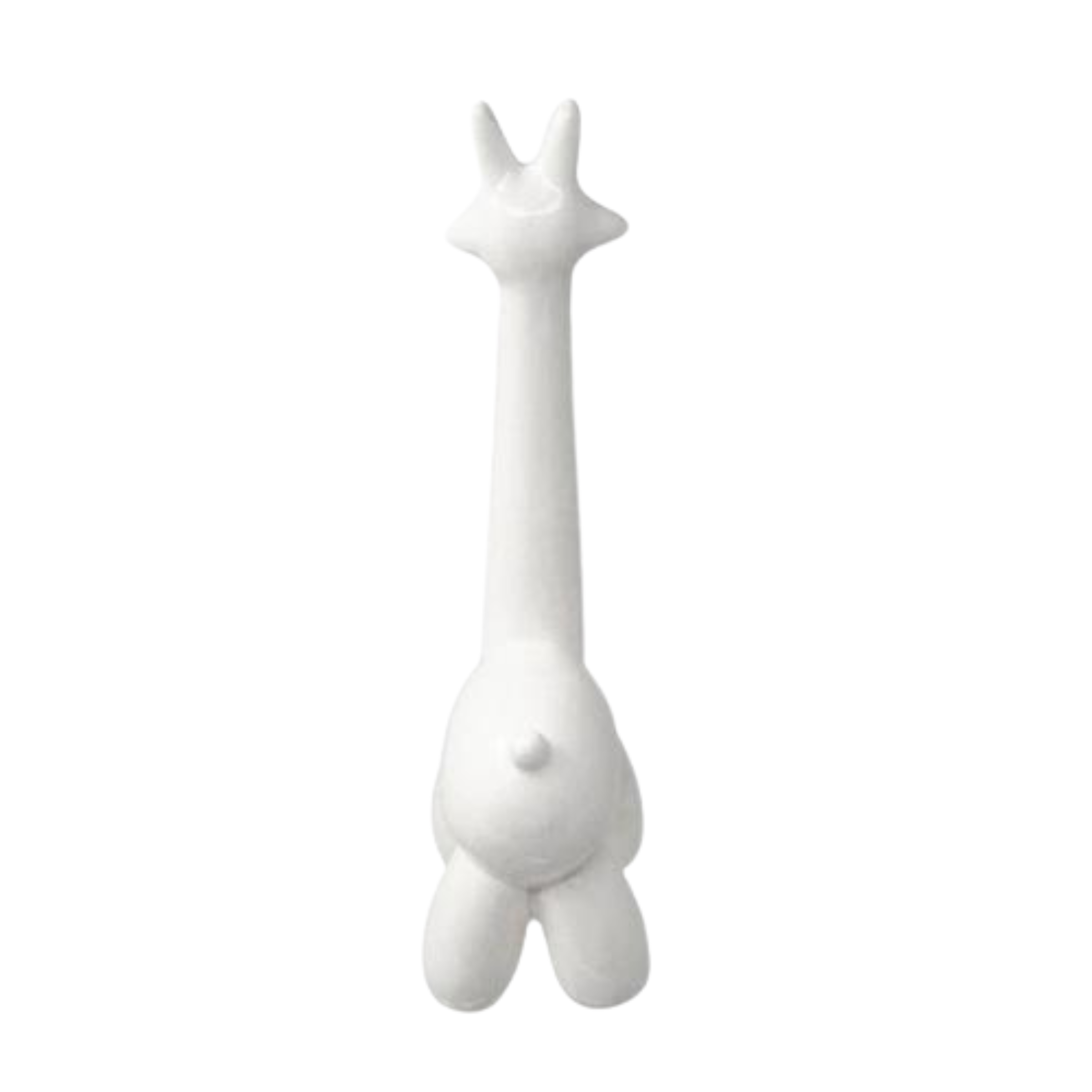 White Giraffe Balloon Animal 13655-03 -  Home Decor Figurines | بالون الزرافة الأبيض - ebarza Furniture UAE | Shop Modern Furniture in Abu Dhabi & Dubai - مفروشات ايبازرا في الامارات | تسوق اثاث عصري وديكورات مميزة في دبي وابوظبي