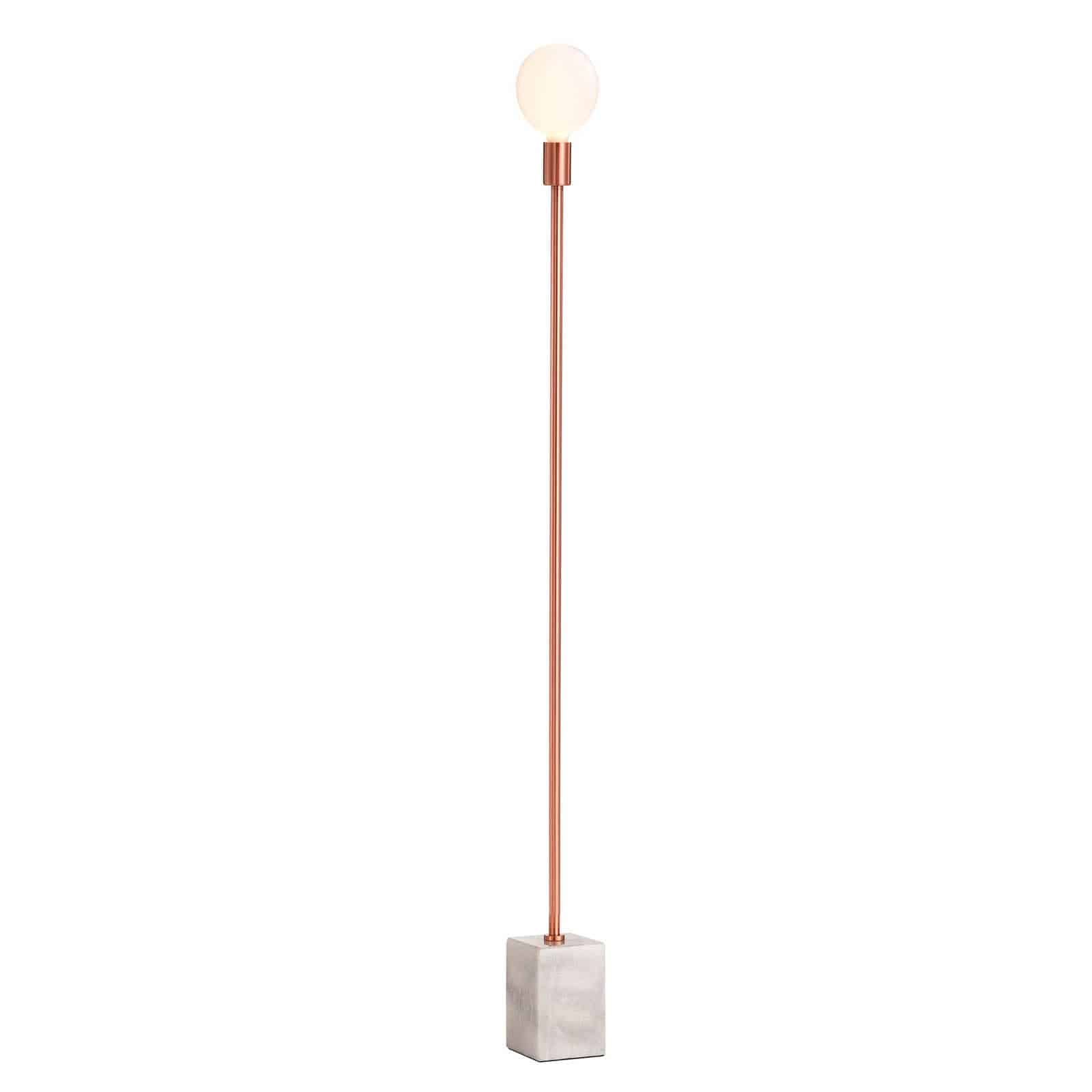 White Marble Floor Lamp Cl1180F-Wrg -  Floor Lamps | مصباح أرضي من الرخام - ebarza Furniture UAE | Shop Modern Furniture in Abu Dhabi & Dubai - مفروشات ايبازرا في الامارات | تسوق اثاث عصري وديكورات مميزة في دبي وابوظبي