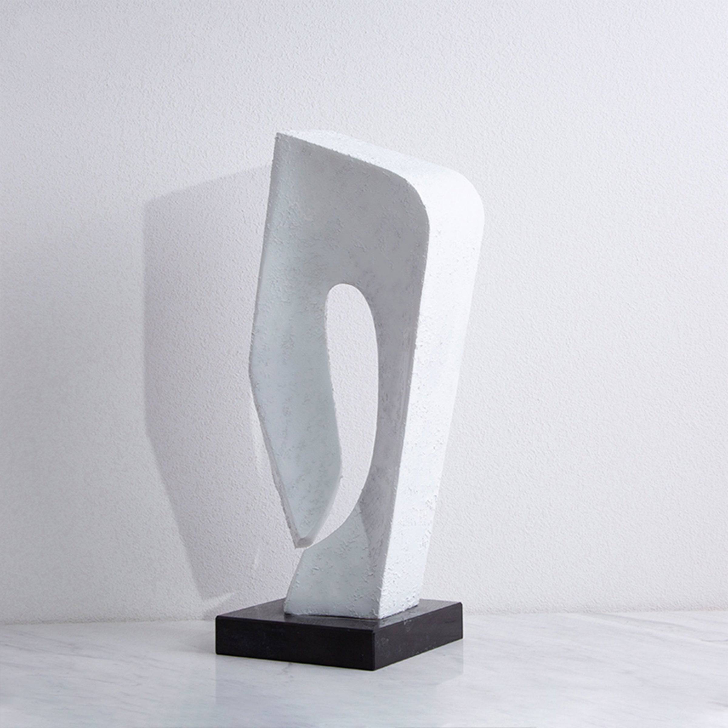 White Square Opening Resin Decoration Fb-Sz2041B -  Home Decor Figurines - ebarza Furniture UAE | Shop Modern Furniture in Abu Dhabi & Dubai - مفروشات ايبازرا في الامارات | تسوق اثاث عصري وديكورات مميزة في دبي وابوظبي