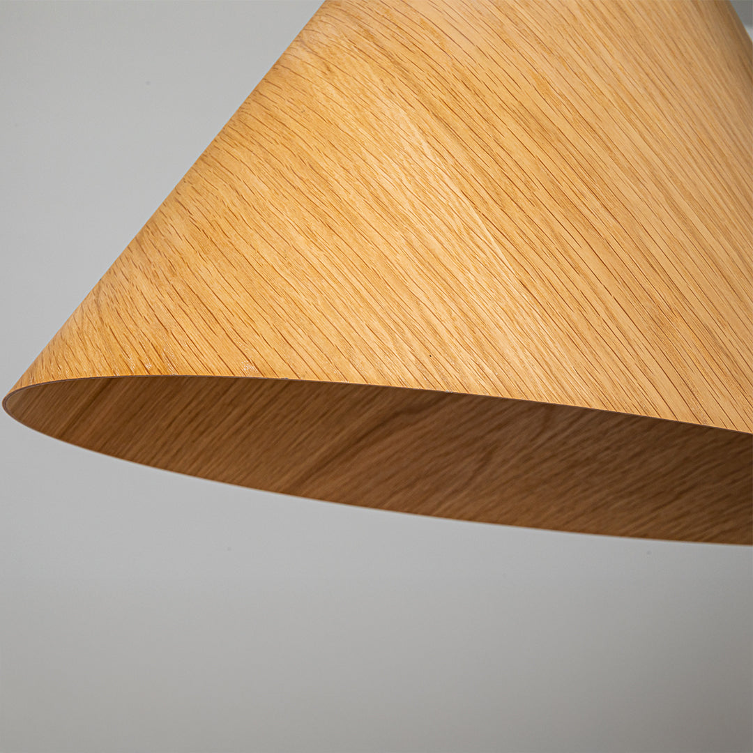 Wood Wave Pendant Lamp - Natural Wood Color MYCP-DLB-XL -  Pendant Lamps - ebarza Furniture UAE | Shop Modern Furniture in Abu Dhabi & Dubai - مفروشات ايبازرا في الامارات | تسوق اثاث عصري وديكورات مميزة في دبي وابوظبي
