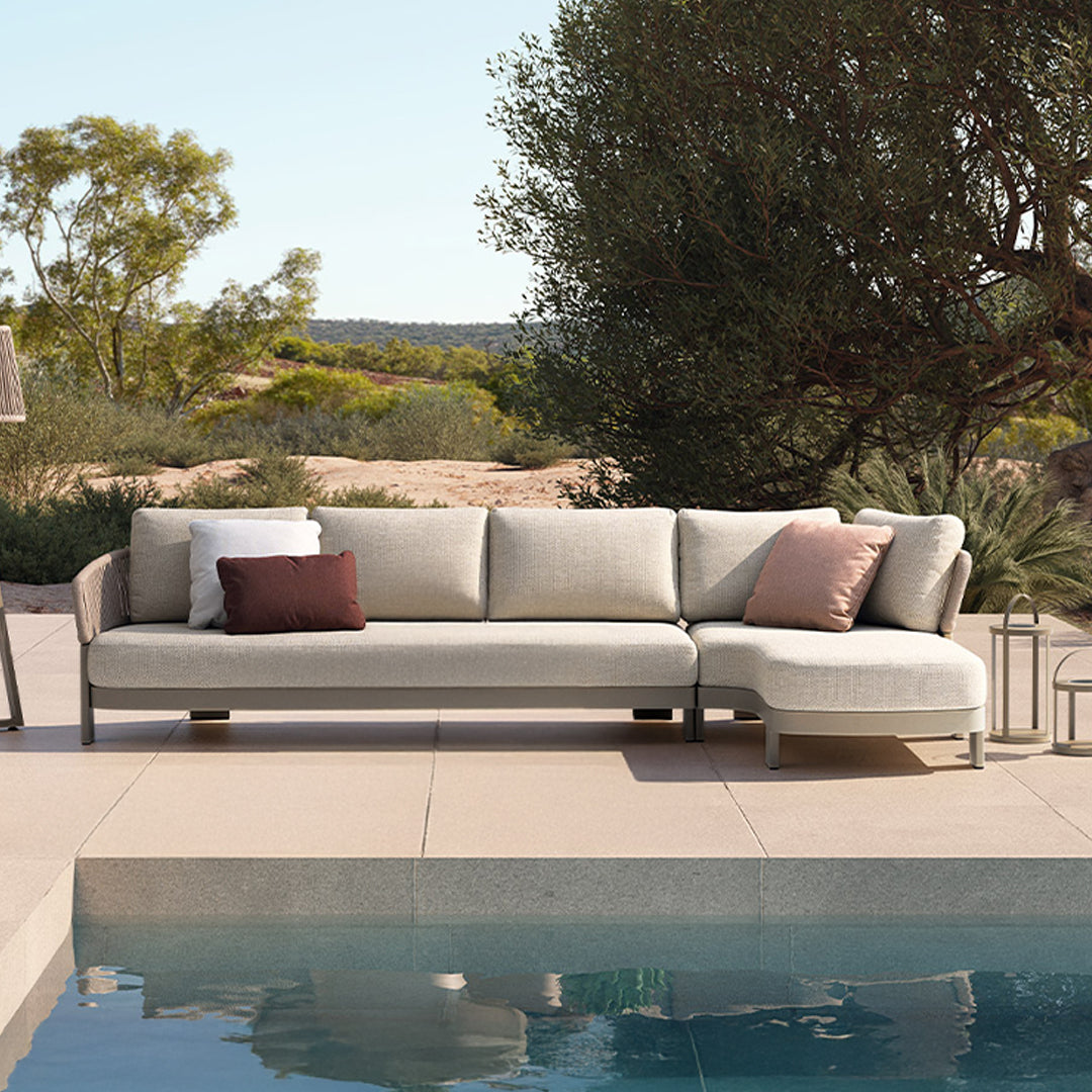 Pre-order 90 Days Delivery Cayenne Outdoor Sofa in 2-Seater and Right Relax Module - AS5882N88ROP+AC5882N86ROP