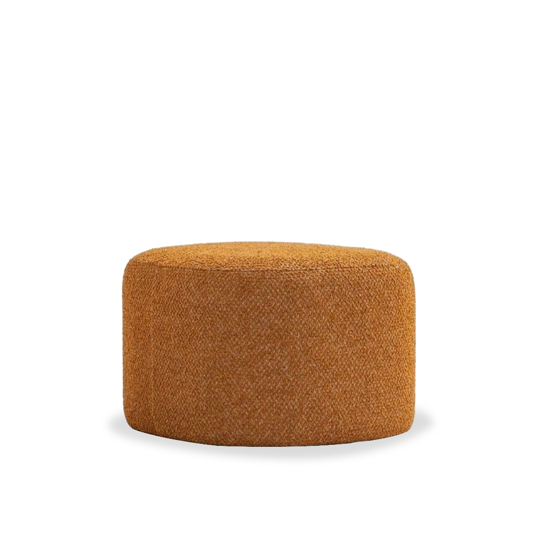 MOLLIS SMALL POUF BER-SMALL/OC -  Poufs - ebarza Furniture UAE | Shop Modern Furniture in Abu Dhabi & Dubai - مفروشات ايبازرا في الامارات | تسوق اثاث عصري وديكورات مميزة في دبي وابوظبي