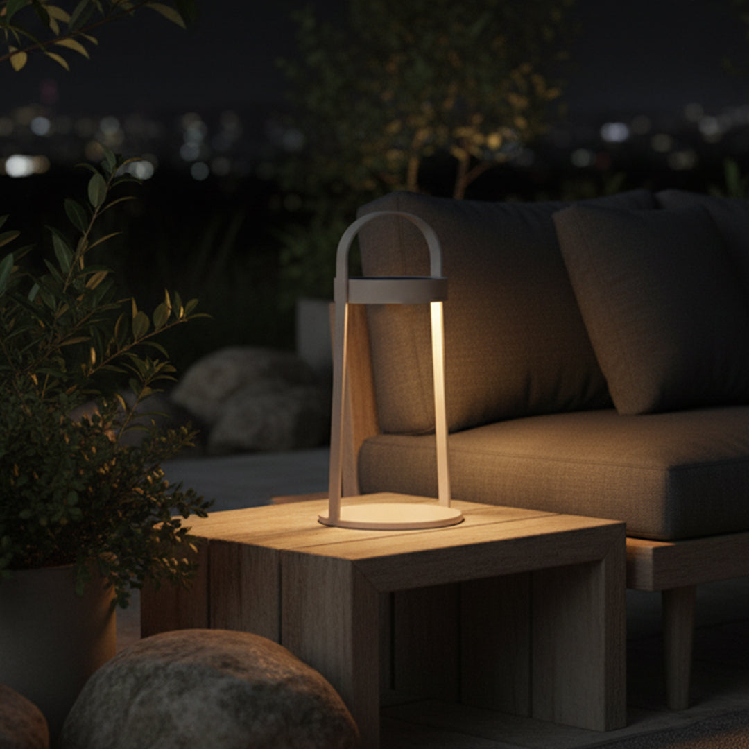 Alu Indoor/Outdoor Hand Lamp 42cm - KH8510N117ALU -  Smart Outdoors - ebarza Furniture UAE | Shop Modern Furniture in Abu Dhabi & Dubai - مفروشات ايبازرا في الامارات | تسوق اثاث عصري وديكورات مميزة في دبي وابوظبي