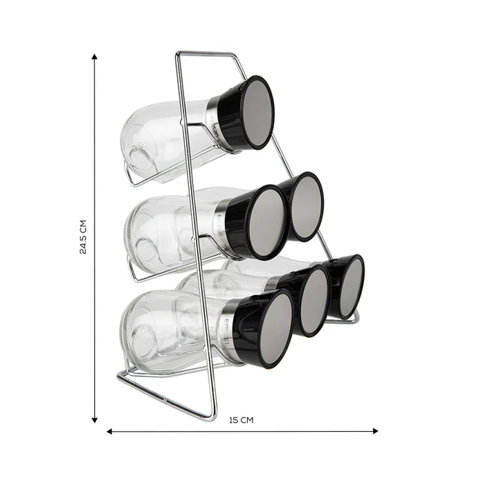 Emsan Punica 7 Piece Triangle Spice Rack / Spice Set 10212060035 153.03.07.8307 -  Spice Sets | طقم توابل / طقم توابل مثلث 7 قطع من إيمسان بونيكا - ebarza Furniture UAE | Shop Modern Furniture in Abu Dhabi & Dubai - مفروشات ايبازرا في الامارات | تسوق اثاث عصري وديكورات مميزة في دبي وابوظبي