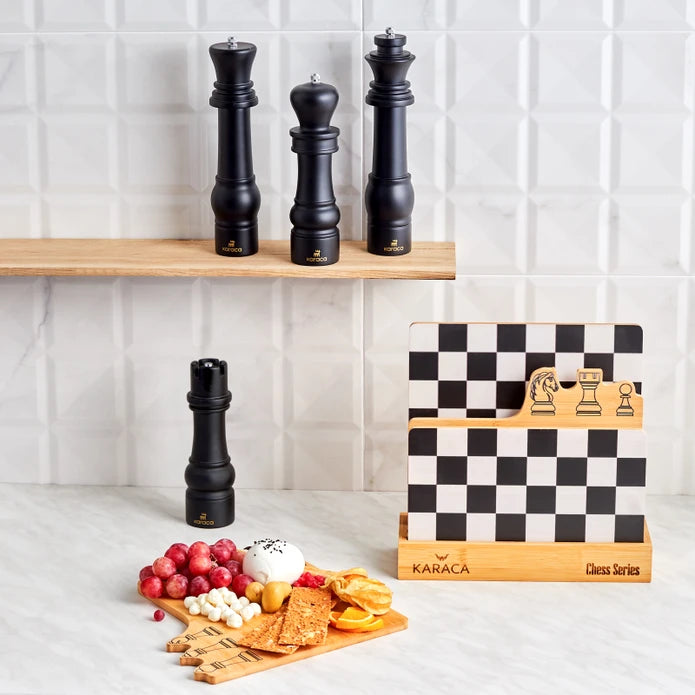 Karaca Chess Queen Spice Mill 26 Cm 153.03.06.7323 -  Spice Sets | مطحنة توابل كاراجا شطرنج كوين 26 سم - ebarza Furniture UAE | Shop Modern Furniture in Abu Dhabi & Dubai - مفروشات ايبازرا في الامارات | تسوق اثاث عصري وديكورات مميزة في دبي وابوظبي