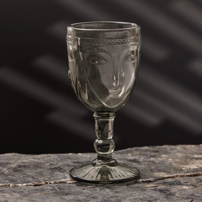 Karaca Visage Goblet Khaki 260 ml 153.03.08.2417 -  Drinkware | كأس كاراجا فيساج كاكي 260 مل - ebarza Furniture UAE | Shop Modern Furniture in Abu Dhabi & Dubai - مفروشات ايبازرا في الامارات | تسوق اثاث عصري وديكورات مميزة في دبي وابوظبي