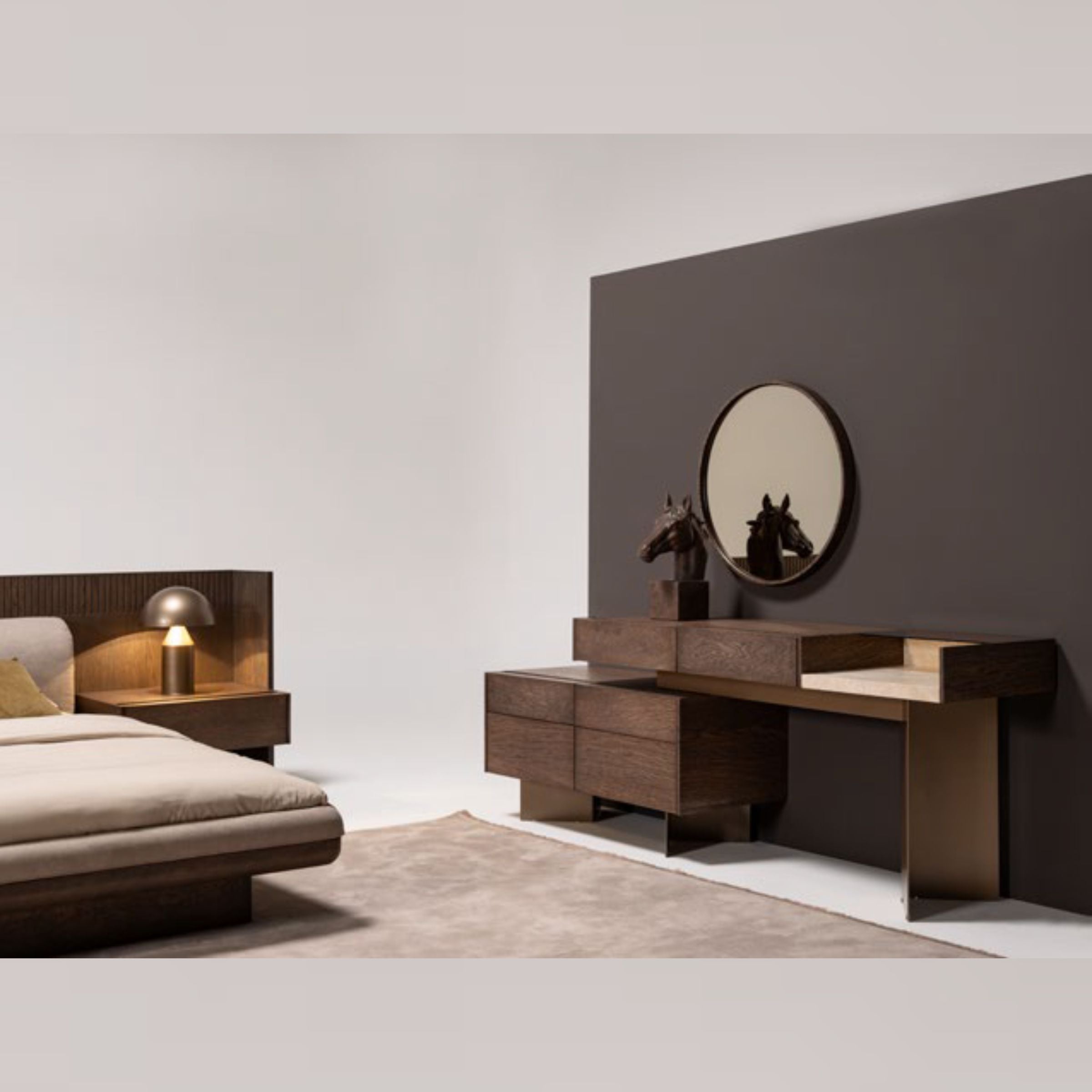 Edessa Dresser Edsa-Dresser -  Dressers and Mirrors | إيديسا طاولة زينة - ebarza Furniture UAE | Shop Modern Furniture in Abu Dhabi & Dubai - مفروشات ايبازرا في الامارات | تسوق اثاث عصري وديكورات مميزة في دبي وابوظبي