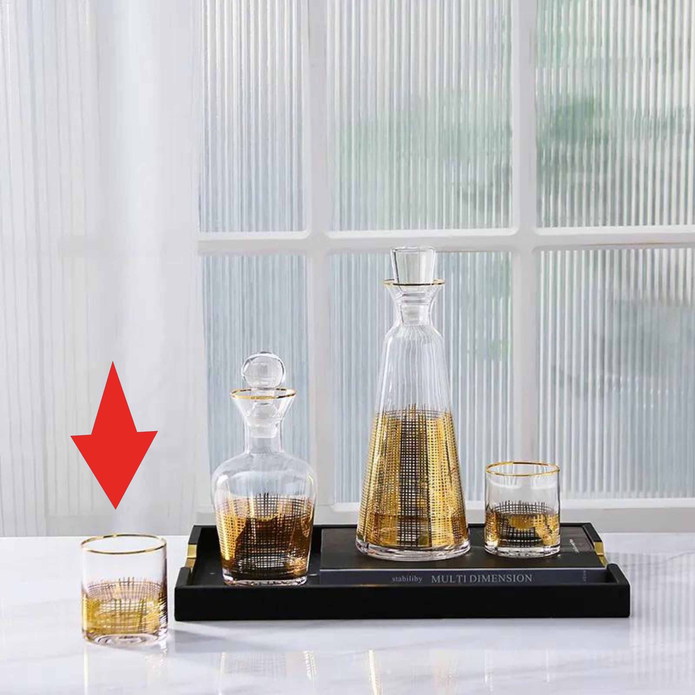 Water/Juice Glass Fl-K060 -  Drinkware | كأس عصير ماء - ebarza Furniture UAE | Shop Modern Furniture in Abu Dhabi & Dubai - مفروشات ايبازرا في الامارات | تسوق اثاث عصري وديكورات مميزة في دبي وابوظبي