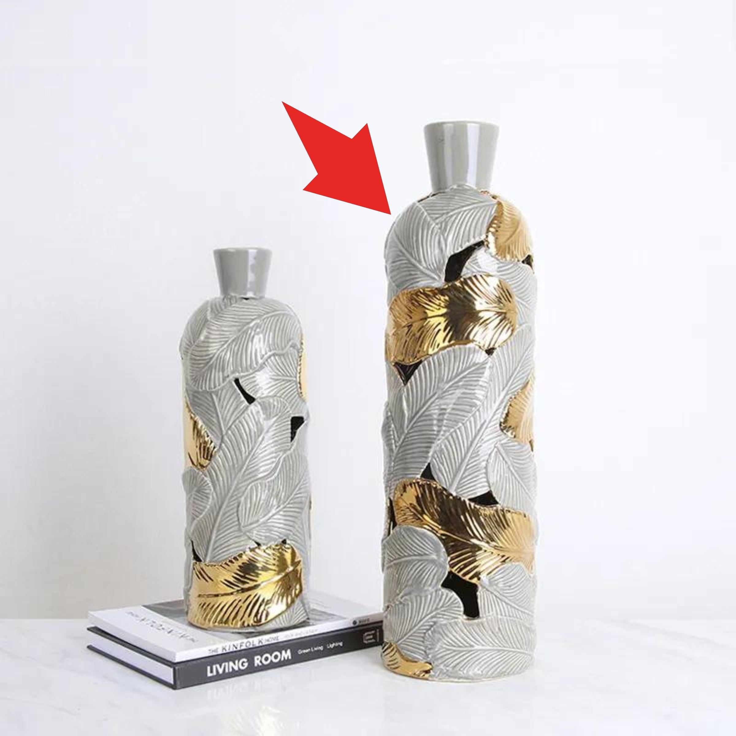 Handmade Decorative Vase Fa-D2007A -  Vases - ebarza Furniture UAE | Shop Modern Furniture in Abu Dhabi & Dubai - مفروشات ايبازرا في الامارات | تسوق اثاث عصري وديكورات مميزة في دبي وابوظبي