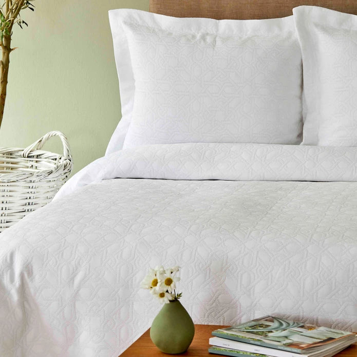 Karaca Home Back To Basic White Single Bedspread 200.18.01.0084 -  Bedding | كاراجا هوم العودة إلى مفرش سرير مفرد أبيض أساسي - ebarza Furniture UAE | Shop Modern Furniture in Abu Dhabi & Dubai - مفروشات ايبازرا في الامارات | تسوق اثاث عصري وديكورات مميزة في دبي وابوظبي