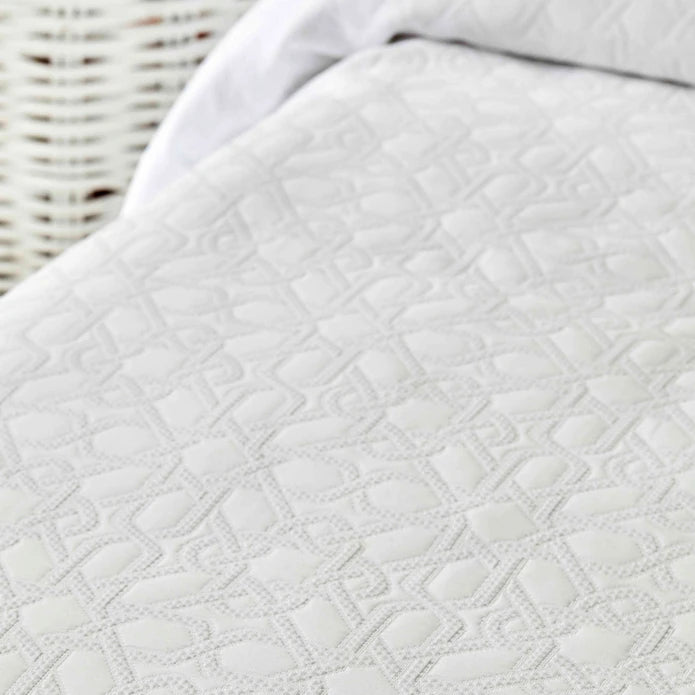 Karaca Home Back To Basic White Single Bedspread 200.18.01.0084 -  Bedding | كاراجا هوم العودة إلى مفرش سرير مفرد أبيض أساسي - ebarza Furniture UAE | Shop Modern Furniture in Abu Dhabi & Dubai - مفروشات ايبازرا في الامارات | تسوق اثاث عصري وديكورات مميزة في دبي وابوظبي