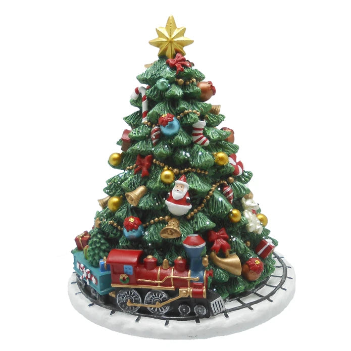 Karaca Home New Year Tree Musical Christmas Object 15Cm 300.21.02.0310 -  Home Decor Figurines | كاراجا هوم شجرة عيد الميلاد الموسيقية شجرة رأس السنة الجديدة 15 سم - ebarza Furniture UAE | Shop Modern Furniture in Abu Dhabi & Dubai - مفروشات ايبازرا في الامارات | تسوق اثاث عصري وديكورات مميزة في دبي وابوظبي