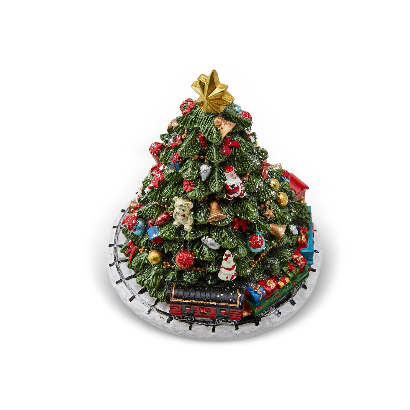 Karaca Home New Year Tree Musical Christmas Object 15Cm 300.21.02.0310 -  Home Decor Figurines | كاراجا هوم شجرة عيد الميلاد الموسيقية شجرة رأس السنة الجديدة 15 سم - ebarza Furniture UAE | Shop Modern Furniture in Abu Dhabi & Dubai - مفروشات ايبازرا في الامارات | تسوق اثاث عصري وديكورات مميزة في دبي وابوظبي