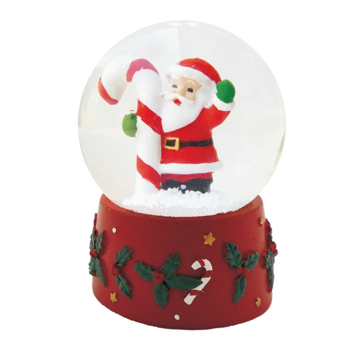 Karaca Home Santa With Candy Christmas Snow Globe 300.21.02.0315 -  Home Decor Figurines | كاراجا هوم سانتا عيد الميلاد سنو غلوب - ebarza Furniture UAE | Shop Modern Furniture in Abu Dhabi & Dubai - مفروشات ايبازرا في الامارات | تسوق اثاث عصري وديكورات مميزة في دبي وابوظبي