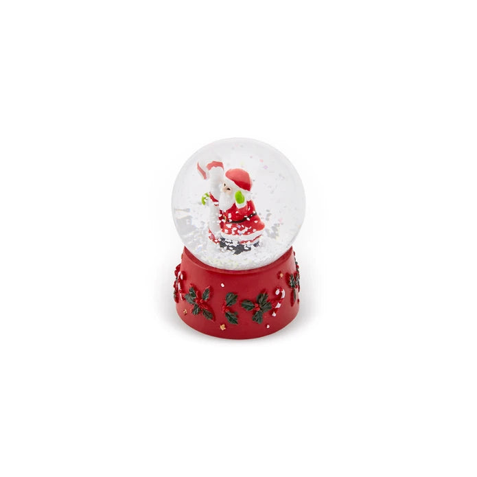 Karaca Home Santa With Candy Christmas Snow Globe 300.21.02.0315 -  Home Decor Figurines | كاراجا هوم سانتا عيد الميلاد سنو غلوب - ebarza Furniture UAE | Shop Modern Furniture in Abu Dhabi & Dubai - مفروشات ايبازرا في الامارات | تسوق اثاث عصري وديكورات مميزة في دبي وابوظبي