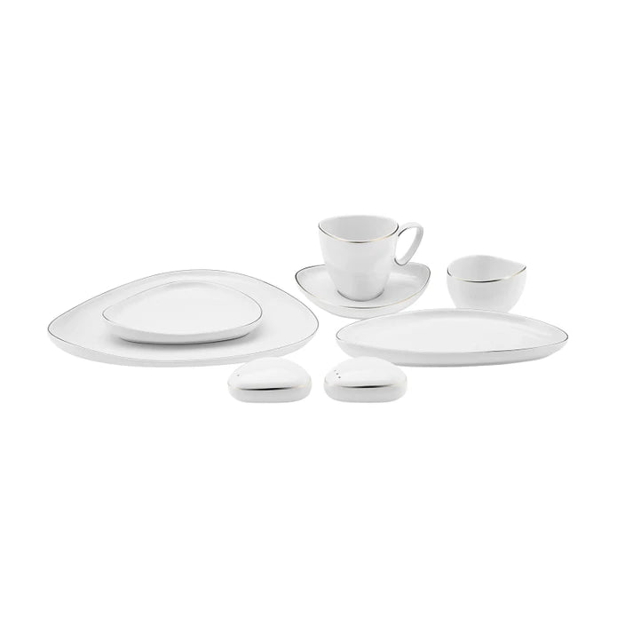 Karaca Streamline Tribe Platin 28 Pieces 6 Person Breakfast/Service Set 153.03.08.2354 -  Dinnerware Sets | كاراجا تبسيط قبيلة بلاتين 28 قطعة 6 أشخاص الإفطار / مجموعة تقديم - ebarza Furniture UAE | Shop Modern Furniture in Abu Dhabi & Dubai - مفروشات ايبازرا في الامارات | تسوق اثاث عصري وديكورات مميزة في دبي وابوظبي