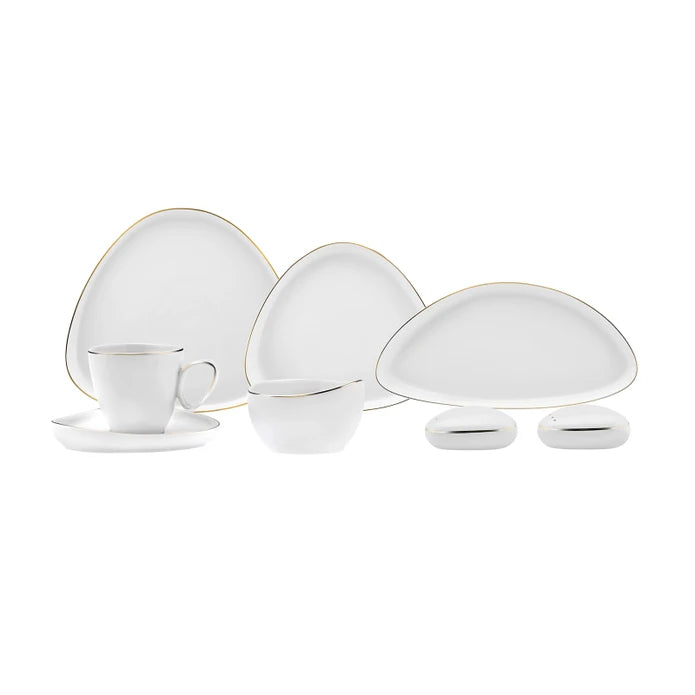 Karaca Streamline Tribe Platin 28 Pieces 6 Person Breakfast/Service Set 153.03.08.2354 -  Dinnerware Sets | كاراجا تبسيط قبيلة بلاتين 28 قطعة 6 أشخاص الإفطار / مجموعة تقديم - ebarza Furniture UAE | Shop Modern Furniture in Abu Dhabi & Dubai - مفروشات ايبازرا في الامارات | تسوق اثاث عصري وديكورات مميزة في دبي وابوظبي