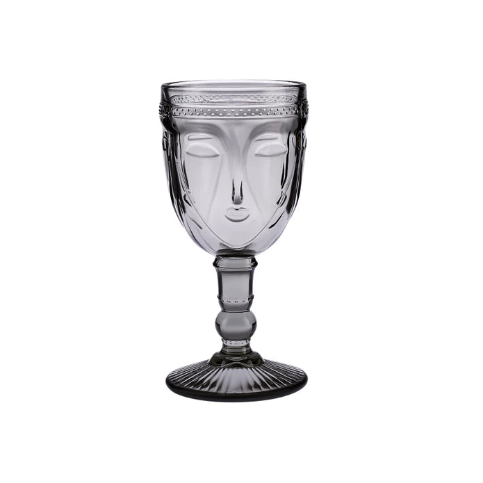 Karaca Visage Goblet Khaki 260 ml 153.03.08.2417 -  Drinkware | كأس كاراجا فيساج كاكي 260 مل - ebarza Furniture UAE | Shop Modern Furniture in Abu Dhabi & Dubai - مفروشات ايبازرا في الامارات | تسوق اثاث عصري وديكورات مميزة في دبي وابوظبي