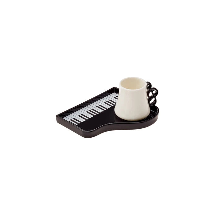 Karaca Piano Coffee Cup 80 ml 153.03.06.9357 -  Coffee Sets | كوب قهوة كاراجا بيانو 80 مل - ebarza Furniture UAE | Shop Modern Furniture in Abu Dhabi & Dubai - مفروشات ايبازرا في الامارات | تسوق اثاث عصري وديكورات مميزة في دبي وابوظبي