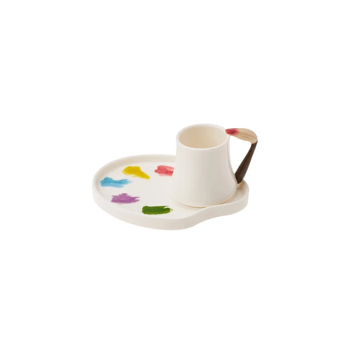 Karaca Palette Coffee Cup 80 ml 153.03.06.9358 -  Coffee Sets | كوب قهوة كاراجا باليت 80 مل - ebarza Furniture UAE | Shop Modern Furniture in Abu Dhabi & Dubai - مفروشات ايبازرا في الامارات | تسوق اثاث عصري وديكورات مميزة في دبي وابوظبي