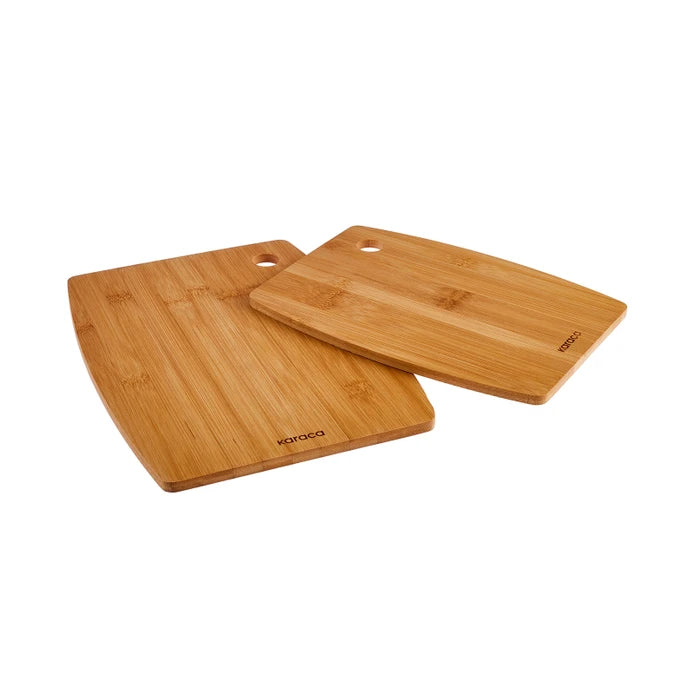 Karaca Bade Set of 2 Cutting Board 153.03.09.0015 -  Cutting Boards | طقم 2 لوح تقطيع كاراجا بيد - ebarza Furniture UAE | Shop Modern Furniture in Abu Dhabi & Dubai - مفروشات ايبازرا في الامارات | تسوق اثاث عصري وديكورات مميزة في دبي وابوظبي