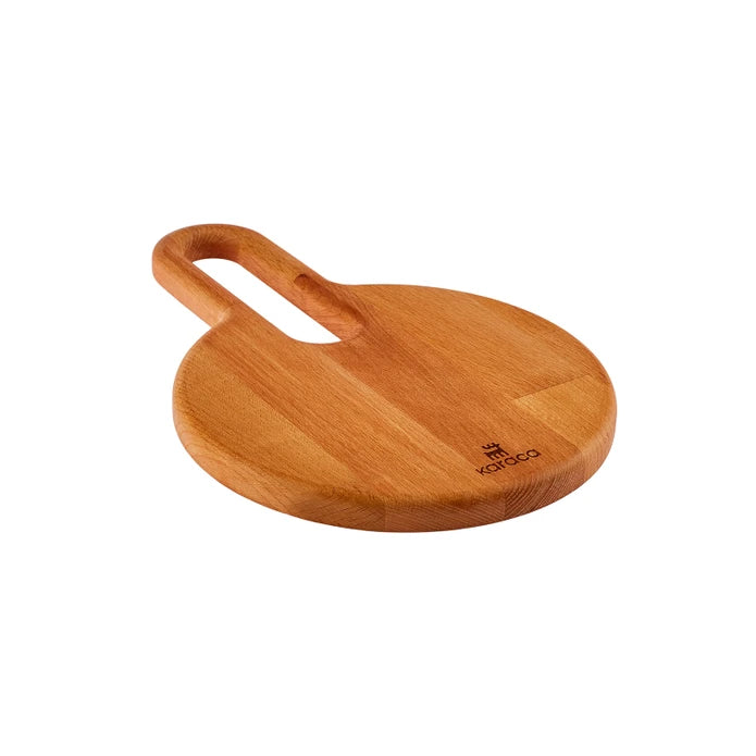 Karaca Urban wood Round Cutting Board Small 153.03.09.0126 -  Cutting Boards | لوح تقطيع دائري خشبي من كاراجا صغير الحجم - ebarza Furniture UAE | Shop Modern Furniture in Abu Dhabi & Dubai - مفروشات ايبازرا في الامارات | تسوق اثاث عصري وديكورات مميزة في دبي وابوظبي