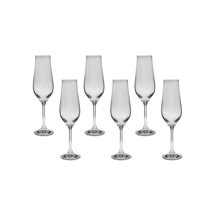 Karaca Alle Set of 6 Glasses 170 ml 153.03.08.4533 -  Drinkware | طقم 6 أكواب كاراجا ألي 170 مل - ebarza Furniture UAE | Shop Modern Furniture in Abu Dhabi & Dubai - مفروشات ايبازرا في الامارات | تسوق اثاث عصري وديكورات مميزة في دبي وابوظبي