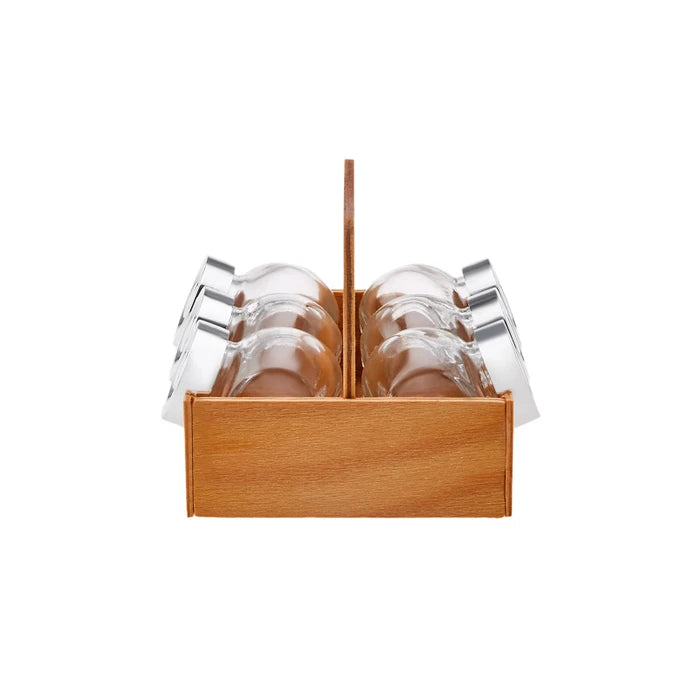 Karaca Casa 7 Piece Spice Rack / Spice Set 153.03.06.1530 -  Spice Sets - ebarza Furniture UAE | Shop Modern Furniture in Abu Dhabi & Dubai - مفروشات ايبازرا في الامارات | تسوق اثاث عصري وديكورات مميزة في دبي وابوظبي