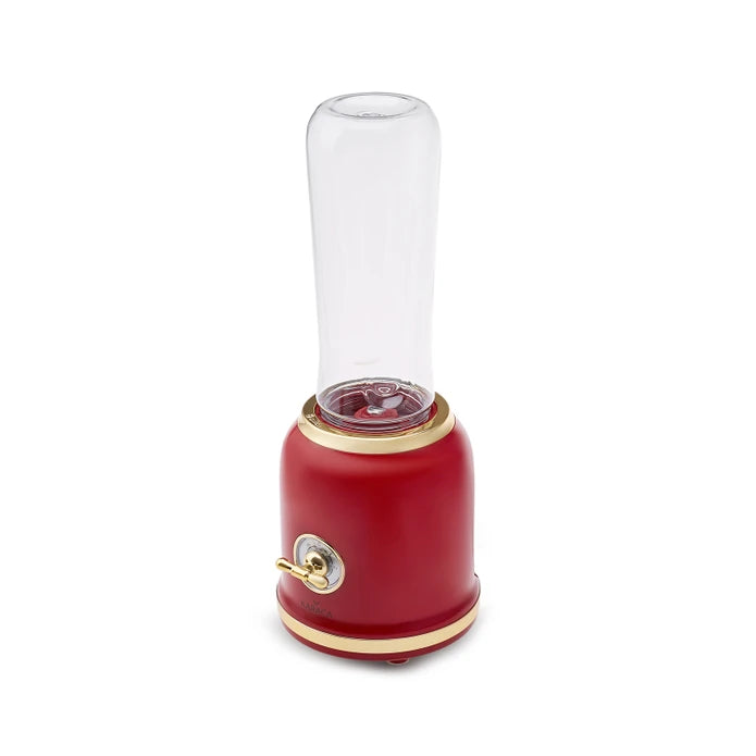 Karaca Retro Personal Personal Smoothie Blender Red 153.03.06.2448 -  Kitchen Appliances | خلاط عصير كاراجا ريترو الشخصي باللون الأحمر - ebarza Furniture UAE | Shop Modern Furniture in Abu Dhabi & Dubai - مفروشات ايبازرا في الامارات | تسوق اثاث عصري وديكورات مميزة في دبي وابوظبي