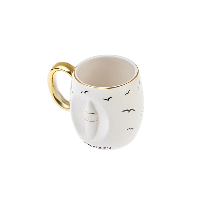 Karaca Galata Tower Trophy Mug 153.03.06.3927 -  Mugs | كوب كأس كاراجا جالاتا - ebarza Furniture UAE | Shop Modern Furniture in Abu Dhabi & Dubai - مفروشات ايبازرا في الامارات | تسوق اثاث عصري وديكورات مميزة في دبي وابوظبي