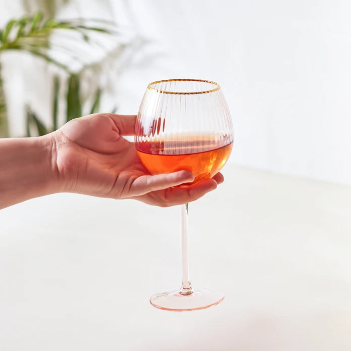 Karaca Gemma Glass Of Salmon 480 Ml 153.03.08.1572 -  Drinkware | كاراجا جيما زجاج سلمون 480 مل - ebarza Furniture UAE | Shop Modern Furniture in Abu Dhabi & Dubai - مفروشات ايبازرا في الامارات | تسوق اثاث عصري وديكورات مميزة في دبي وابوظبي