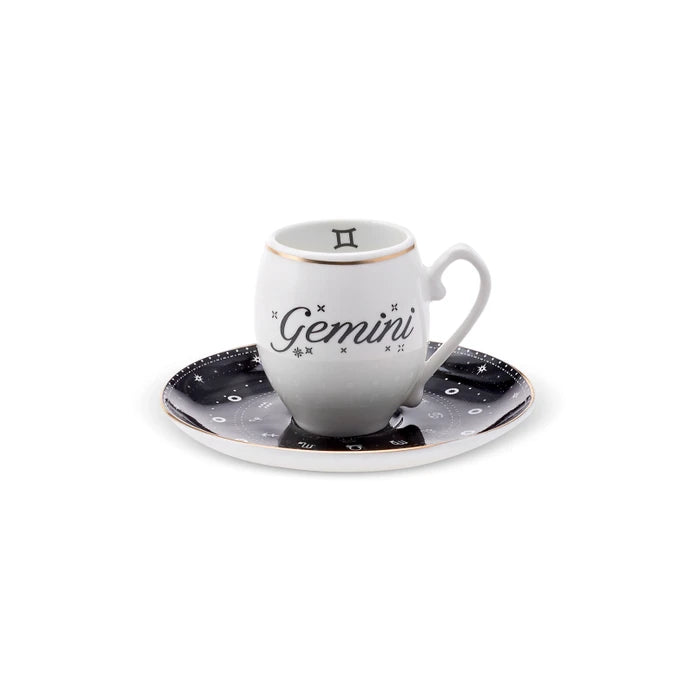 Karaca Gemini Coffee Cup 90 ml 153.03.06.6902 -  Coffee Sets | كوب قهوة كاراجا الجوزاء 90 مل - ebarza Furniture UAE | Shop Modern Furniture in Abu Dhabi & Dubai - مفروشات ايبازرا في الامارات | تسوق اثاث عصري وديكورات مميزة في دبي وابوظبي