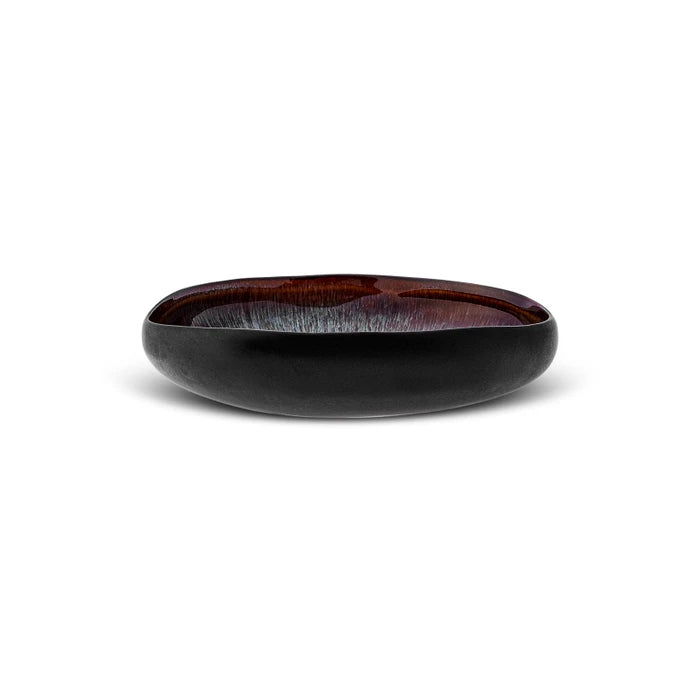 Karaca Galactic Black Pit Plate 153.03.06.7231 -  Bowls | طبق أسود مجرة كاراجا - ebarza Furniture UAE | Shop Modern Furniture in Abu Dhabi & Dubai - مفروشات ايبازرا في الامارات | تسوق اثاث عصري وديكورات مميزة في دبي وابوظبي