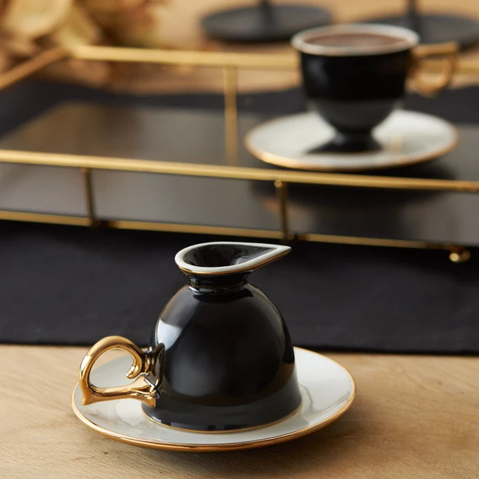 Karaca Faladdin Coffee Cup For 2 People 100 Ml 153.03.06.7885 -  Coffee Sets | كوب قهوة كاراجا فلدين لشخصين 100 مل - ebarza Furniture UAE | Shop Modern Furniture in Abu Dhabi & Dubai - مفروشات ايبازرا في الامارات | تسوق اثاث عصري وديكورات مميزة في دبي وابوظبي