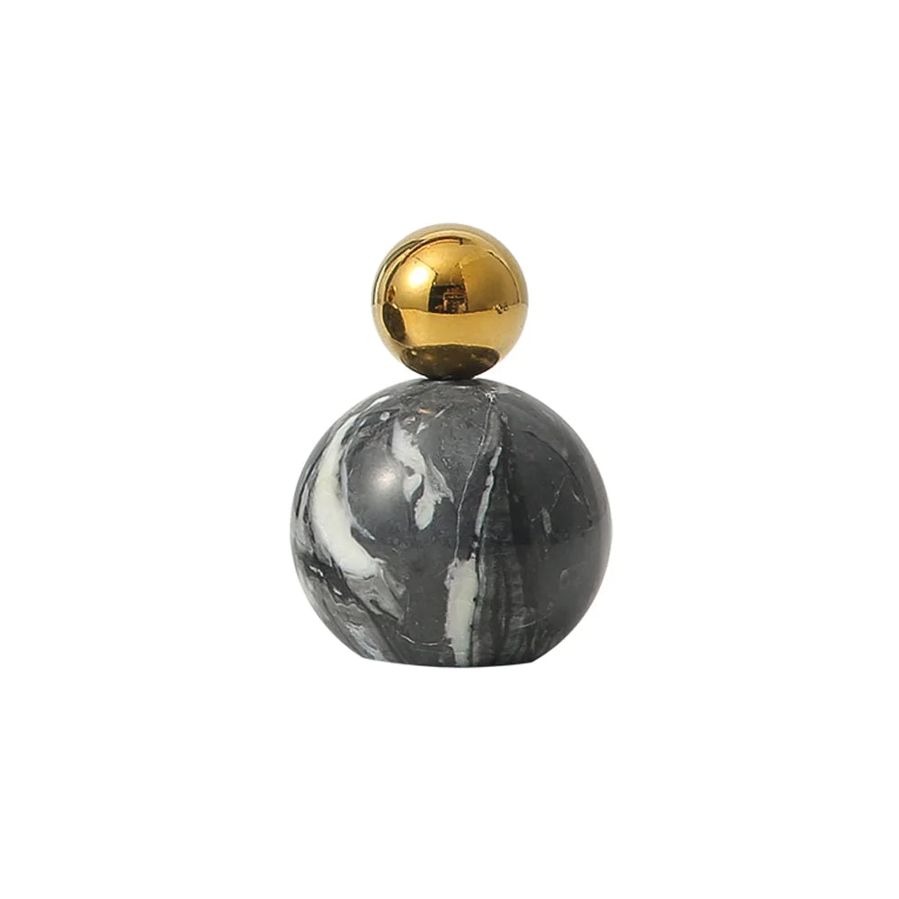 Marble & Stainless Steel Décor - Small Fb-T2204B -  Home Decor Figurines | ديكور رخام وستانلس ستيل - صغير - ebarza Furniture UAE | Shop Modern Furniture in Abu Dhabi & Dubai - مفروشات ايبازرا في الامارات | تسوق اثاث عصري وديكورات مميزة في دبي وابوظبي