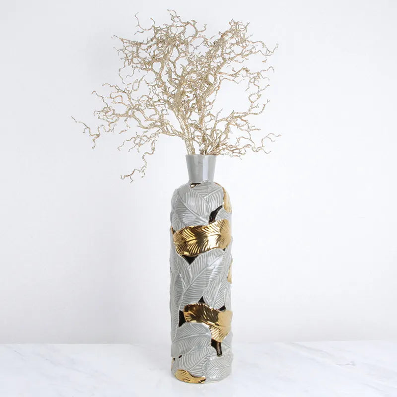 Handmade Decorative Vase Fa-D2007A -  Vases - ebarza Furniture UAE | Shop Modern Furniture in Abu Dhabi & Dubai - مفروشات ايبازرا في الامارات | تسوق اثاث عصري وديكورات مميزة في دبي وابوظبي