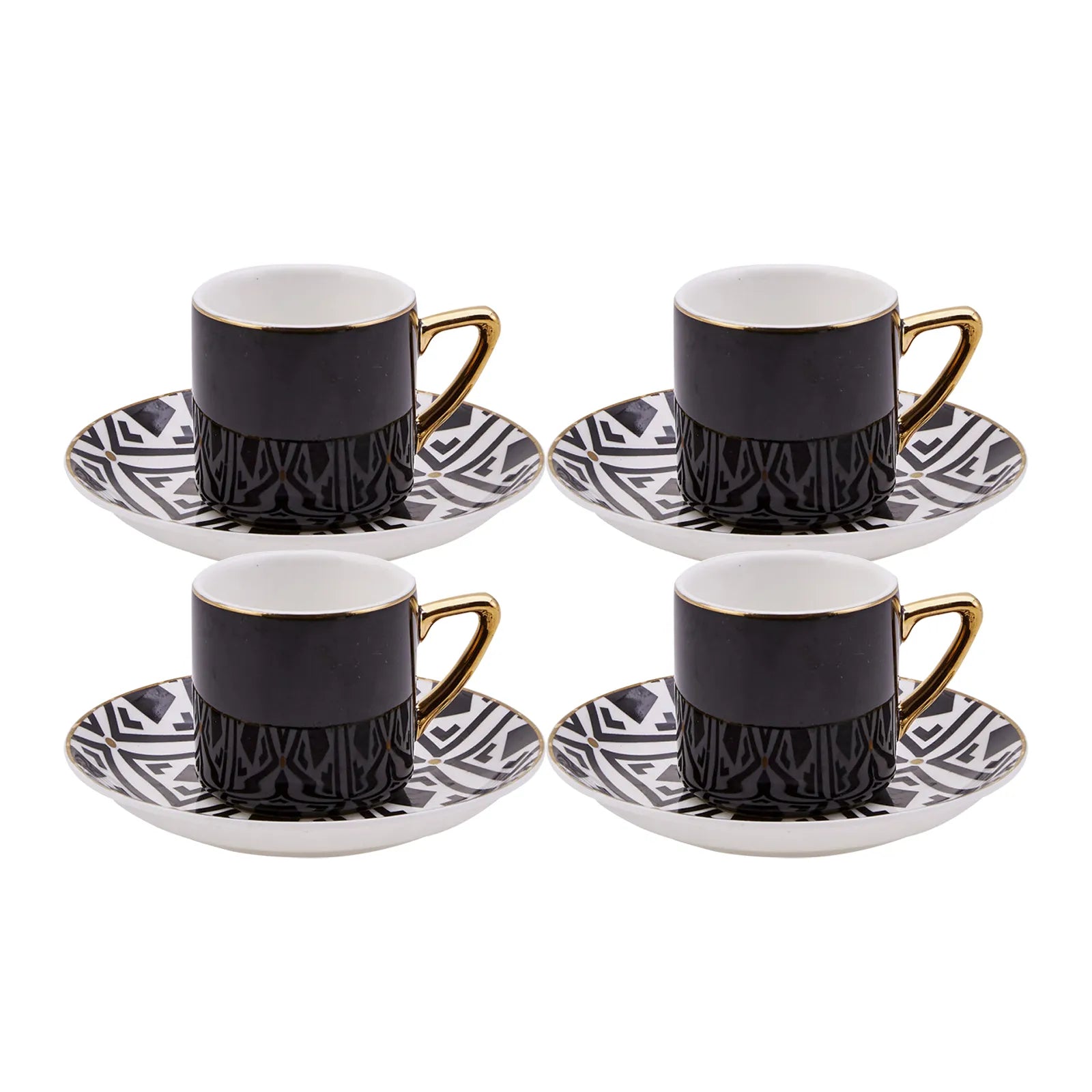 Karaca Monochrome 4 Person Coffee Cup Set 153.01.01.3785 -  Coffee Sets | طقم فناجين قهوة كاراجا أحادية اللون 4 أشخاص - ebarza Furniture UAE | Shop Modern Furniture in Abu Dhabi & Dubai - مفروشات ايبازرا في الامارات | تسوق اثاث عصري وديكورات مميزة في دبي وابوظبي