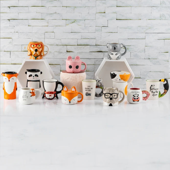 Karaca Animal Bulldog Mug 153.03.06.1854 -  Mugs | كوب بلدغ كاراجا الحيوان - ebarza Furniture UAE | Shop Modern Furniture in Abu Dhabi & Dubai - مفروشات ايبازرا في الامارات | تسوق اثاث عصري وديكورات مميزة في دبي وابوظبي