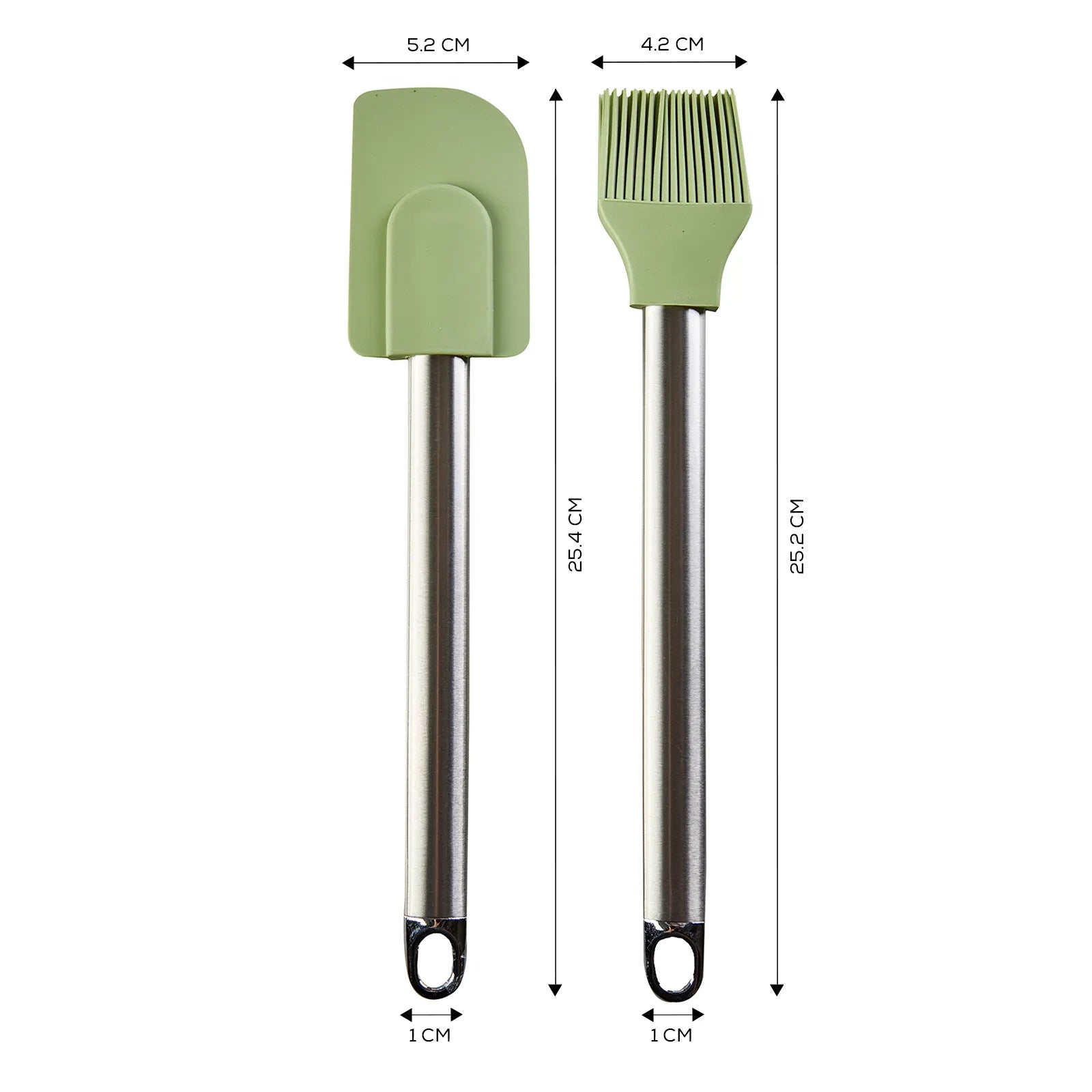 Karaca Crick Crack Alpine Set Of 2 Brush Spatulas 153.03.06.2013 -  Cookware Sets | مجموعة ملاعق فرشاة كاراجا كريك كراك ألبين - ebarza Furniture UAE | Shop Modern Furniture in Abu Dhabi & Dubai - مفروشات ايبازرا في الامارات | تسوق اثاث عصري وديكورات مميزة في دبي وابوظبي