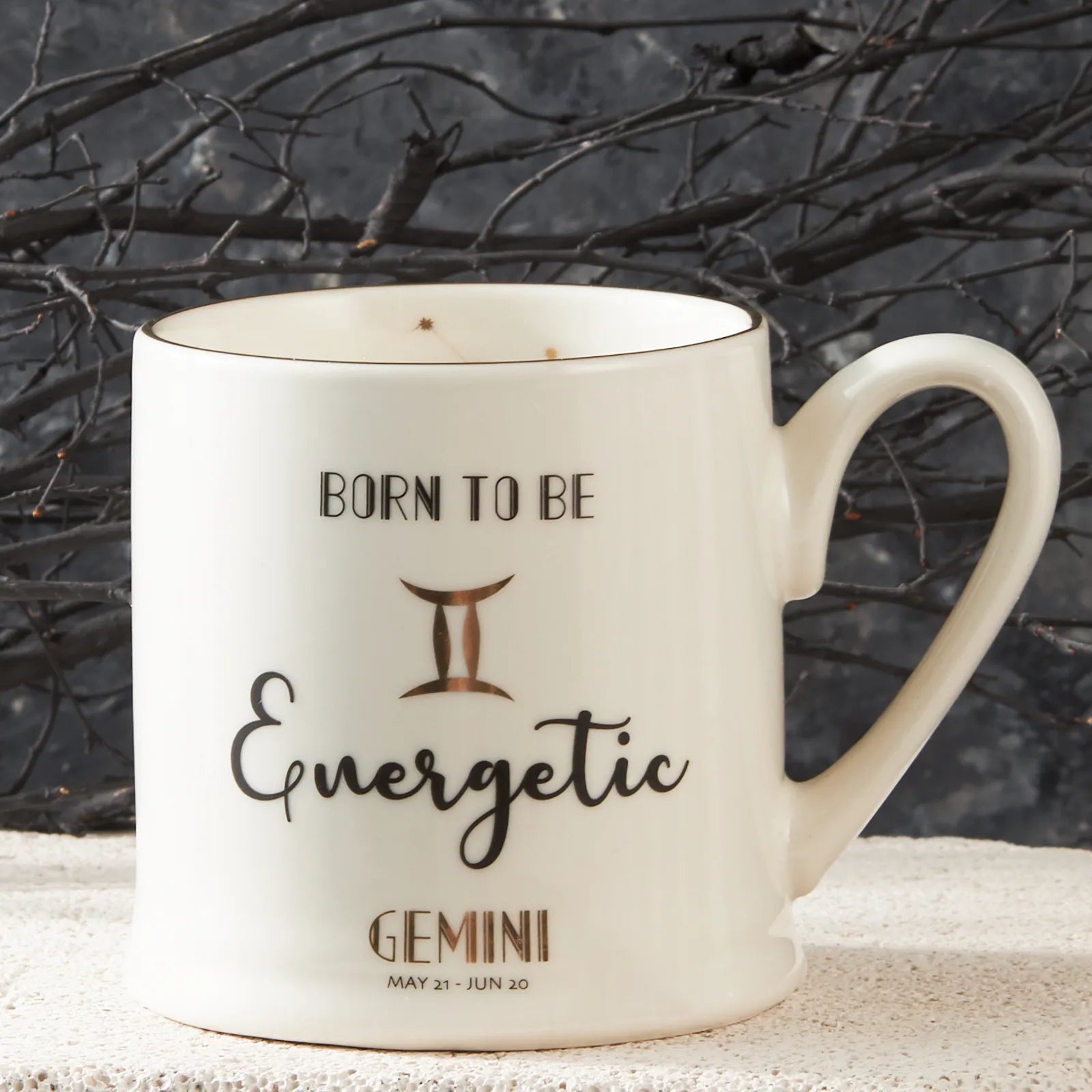 Karaca Gemini Horoscope Mug 153.03.06.5930 -  Mugs | كوب برج الجوزاء كاراجا - ebarza Furniture UAE | Shop Modern Furniture in Abu Dhabi & Dubai - مفروشات ايبازرا في الامارات | تسوق اثاث عصري وديكورات مميزة في دبي وابوظبي