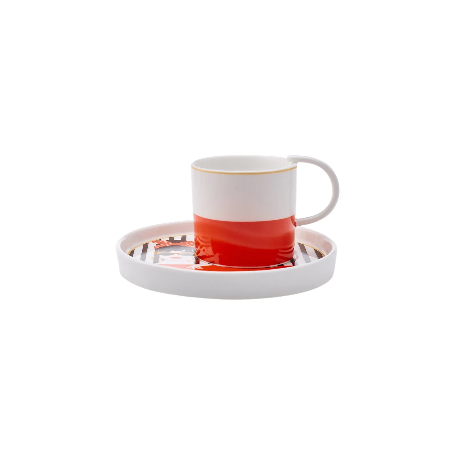 Karaca Girlish Set Of 6 Coffee Cups 100 Ml 153.03.06.6226 -  Coffee Sets | كاراجا جيرليش مجموعة 6 فناجين قهوة 100 مل - ebarza Furniture UAE | Shop Modern Furniture in Abu Dhabi & Dubai - مفروشات ايبازرا في الامارات | تسوق اثاث عصري وديكورات مميزة في دبي وابوظبي