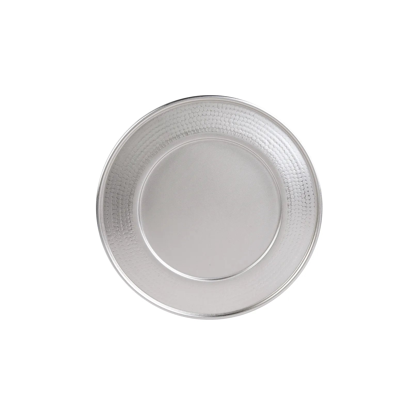 Karaca Home Moroc Supla Silver 33 Cm 300.21.02.019 -  Plates | كاراجا هوم موروك سوبلا فضي 33 سم - ebarza Furniture UAE | Shop Modern Furniture in Abu Dhabi & Dubai - مفروشات ايبازرا في الامارات | تسوق اثاث عصري وديكورات مميزة في دبي وابوظبي