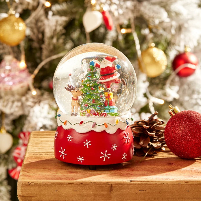 Karaca Home Santa Christmas Snow Globe 300.21.02.0327 -  Home Decor Figurines | كاراجا هوم سانتا عيد الميلاد سنو غلوب - ebarza Furniture UAE | Shop Modern Furniture in Abu Dhabi & Dubai - مفروشات ايبازرا في الامارات | تسوق اثاث عصري وديكورات مميزة في دبي وابوظبي