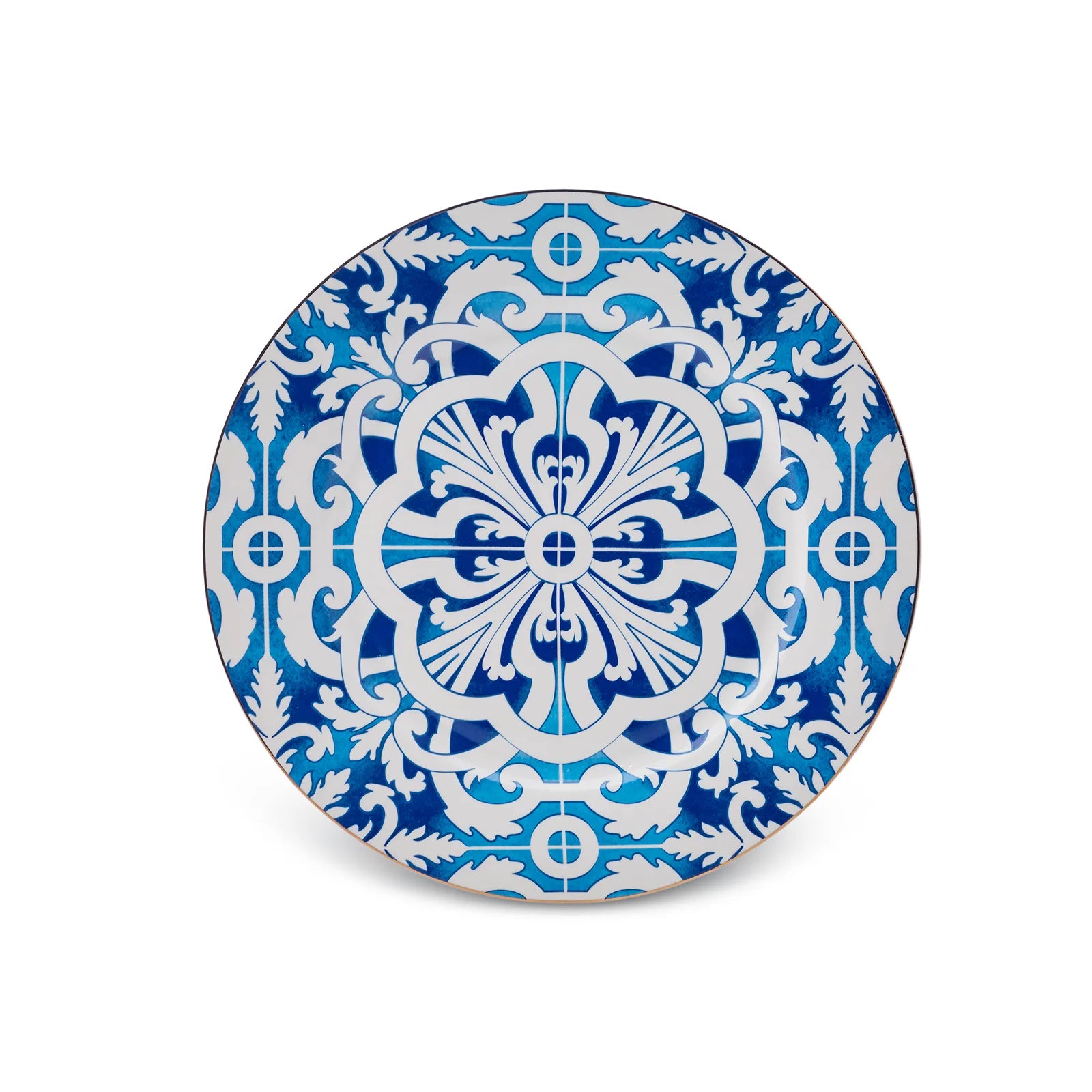 Karaca Istanbul Series Flower Service Plate 27 Cm 153.03.06.5002 -  Plates | طبق تقديم زهور سلسلة اسطنبول كاراجا 27 سم - ebarza Furniture UAE | Shop Modern Furniture in Abu Dhabi & Dubai - مفروشات ايبازرا في الامارات | تسوق اثاث عصري وديكورات مميزة في دبي وابوظبي