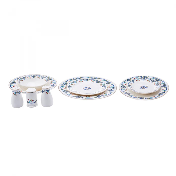 Karaca Knot Gold 56 Pieces Dinnerware Set For 12 Persons 153.03.08.1405 -  Dinnerware Sets | طقم أواني عشاء كاراجا عقدة ذهبية 56 قطعة تكفي 12 شخصًا - ebarza Furniture UAE | Shop Modern Furniture in Abu Dhabi & Dubai - مفروشات ايبازرا في الامارات | تسوق اثاث عصري وديكورات مميزة في دبي وابوظبي