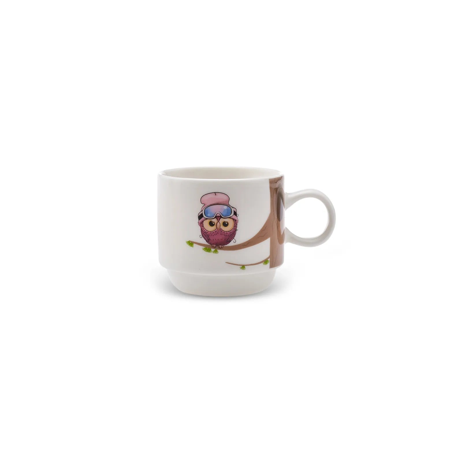 Karaca Owl 4 Pcs Mug With Stand 160 Ml 153.03.06.5922 -  Mugs | كاراجا كوب 4 قطع بمسند 160 مل - ebarza Furniture UAE | Shop Modern Furniture in Abu Dhabi & Dubai - مفروشات ايبازرا في الامارات | تسوق اثاث عصري وديكورات مميزة في دبي وابوظبي