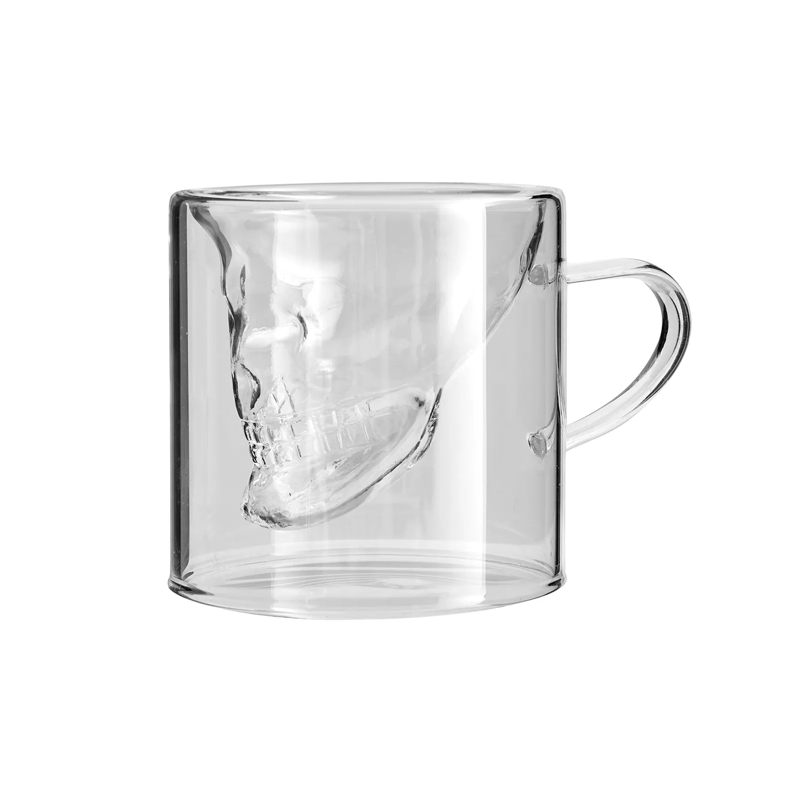 Karaca Pia Double Walled Skull Mug 153.03.07.9845 -  Mugs | كوب جمجمة مزدوج الجدران من كاراجا بيا - ebarza Furniture UAE | Shop Modern Furniture in Abu Dhabi & Dubai - مفروشات ايبازرا في الامارات | تسوق اثاث عصري وديكورات مميزة في دبي وابوظبي